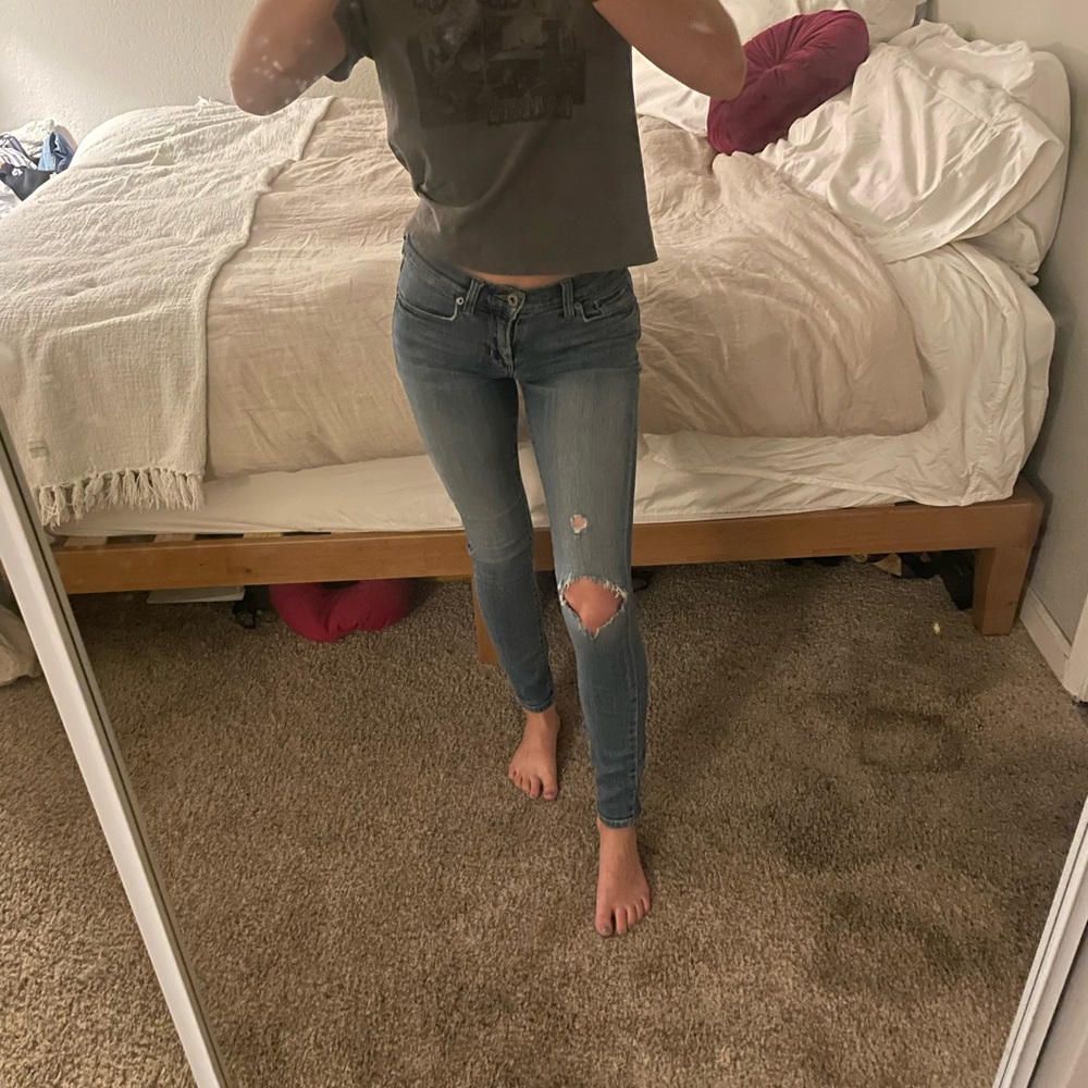 Lucky Brand low rise skinny jeans